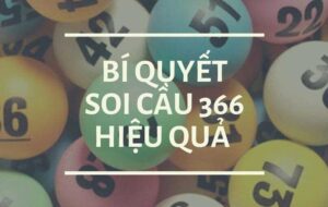 Bí kíp soi cầu 366 hiệu quả